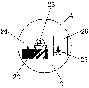 Dust suction device of high-abrasion-resistant castings