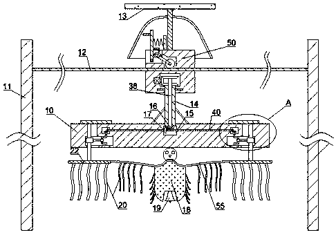Bird repelling device for small area of agricultural cereal land