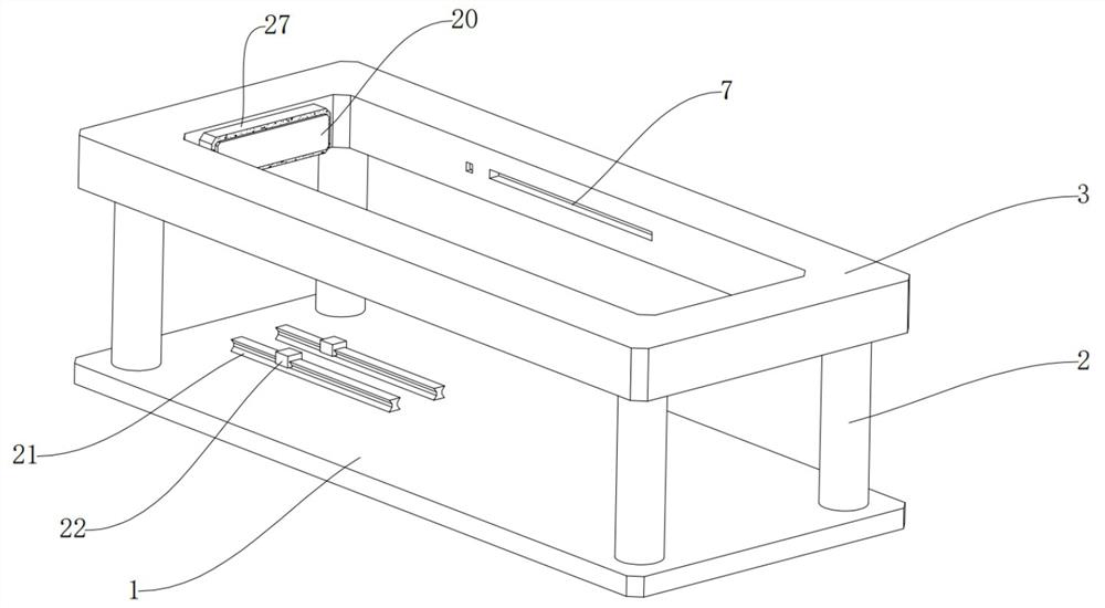 A three-phase rotating structure all-round dust-suppressing and expanding pipe clamping and processing integrated machine