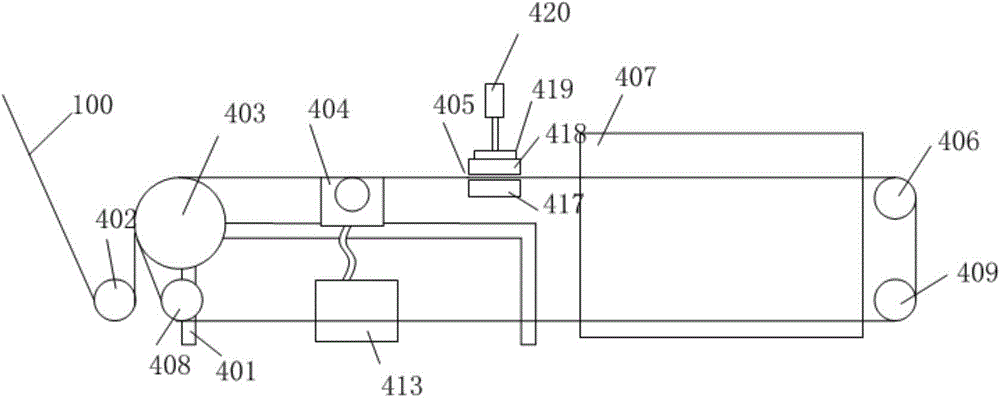 Paint box paint-overflow protecting method and mechanism of enameling machine