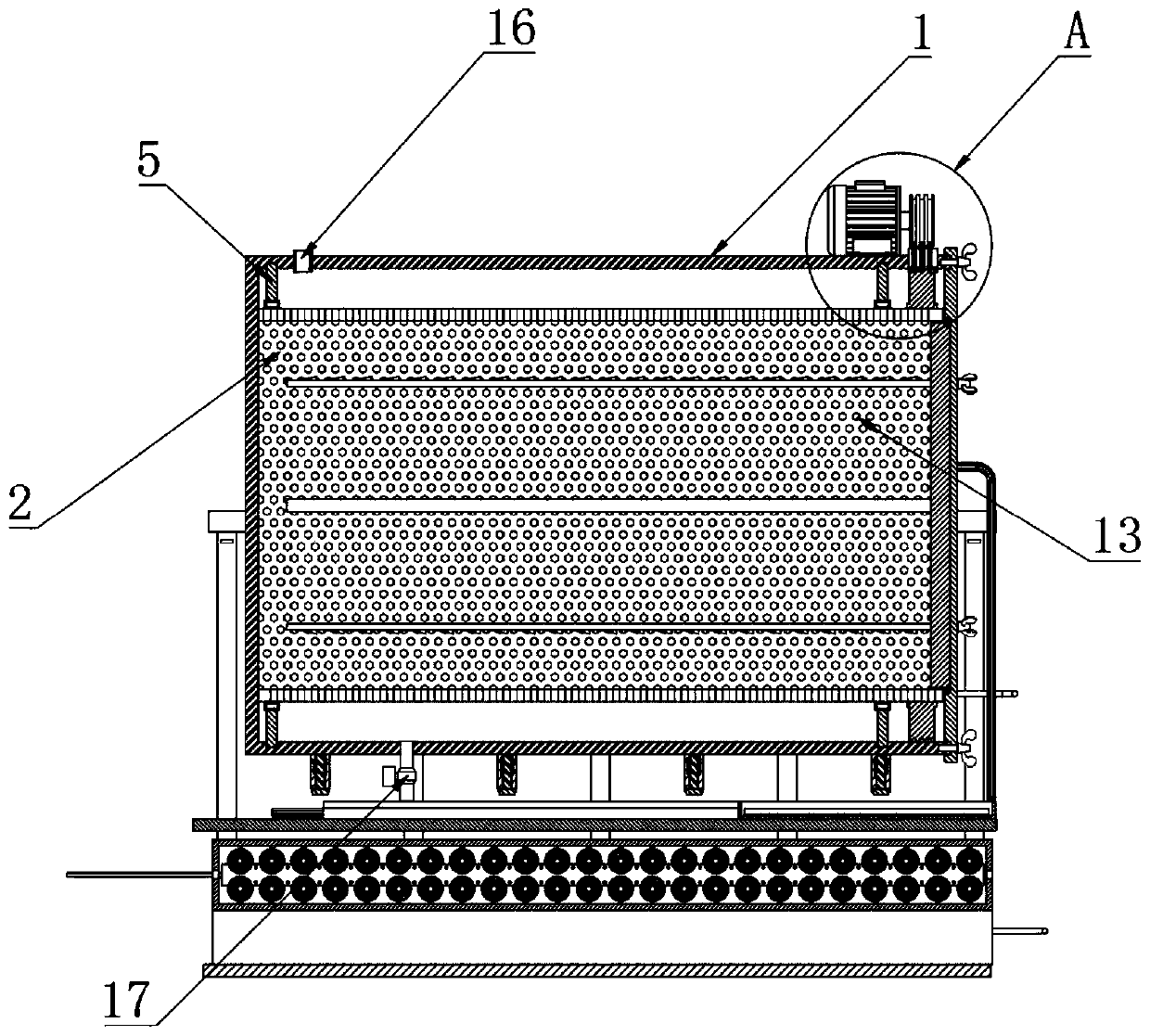 A portable washing machine for environmental protection filter cloth fiber