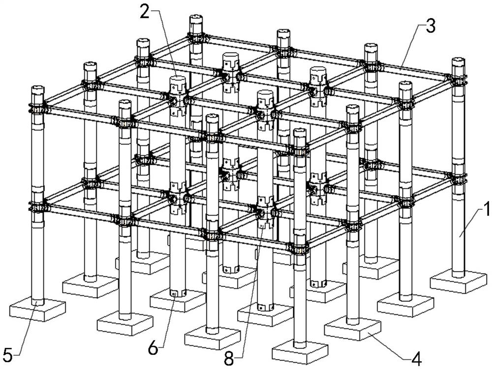 Seismic steel-wood frame structure system and its construction method