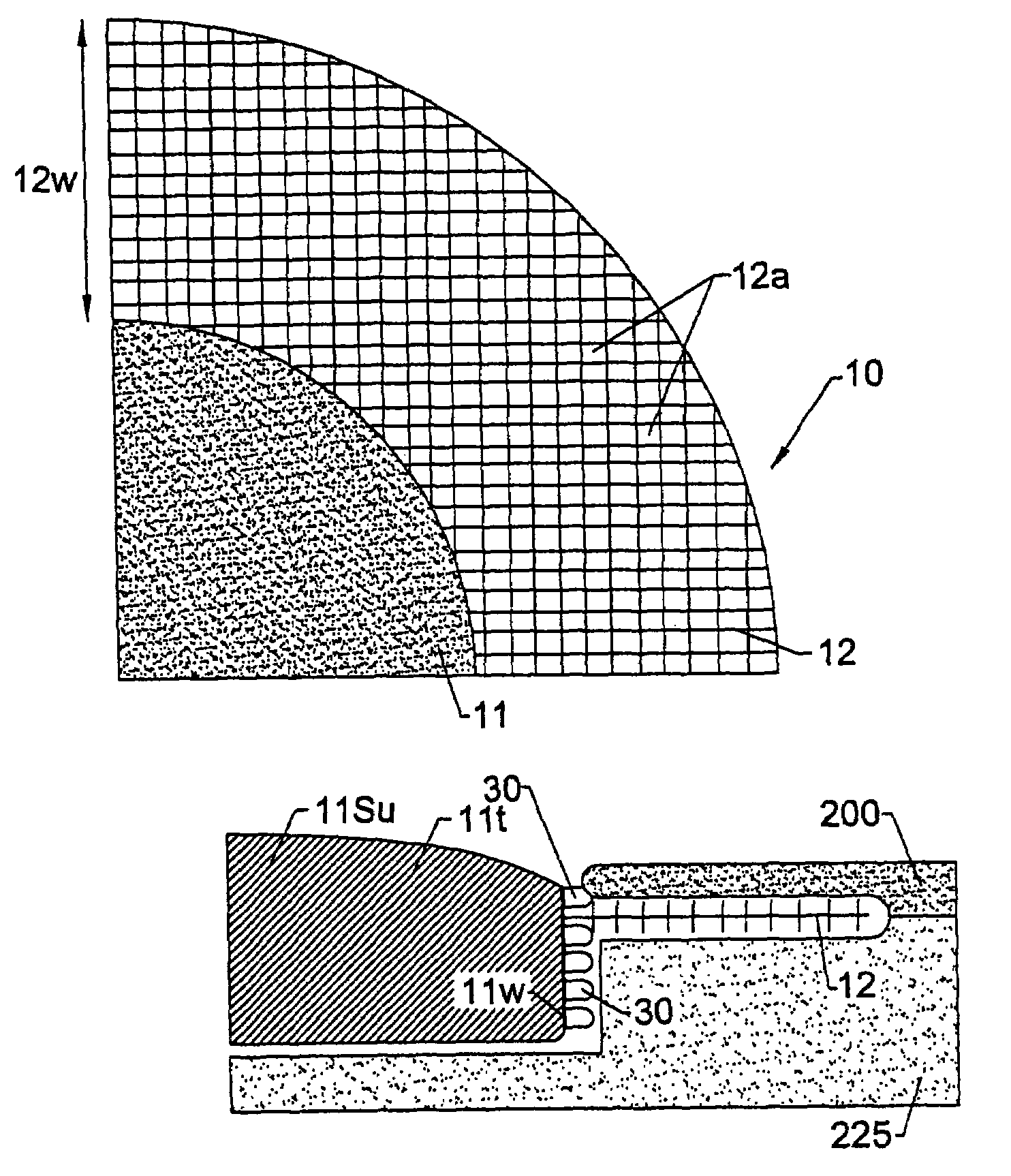 Tissue lockable connecting structures