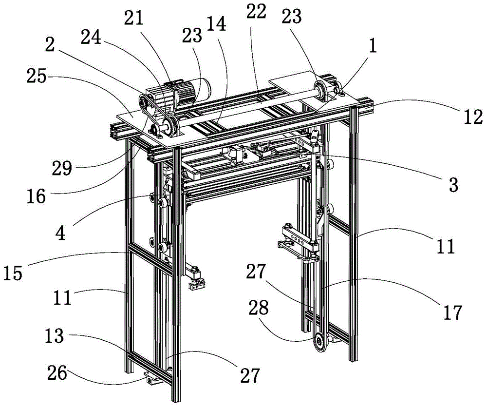 Folded plate disassembling mechanism for stacking machine