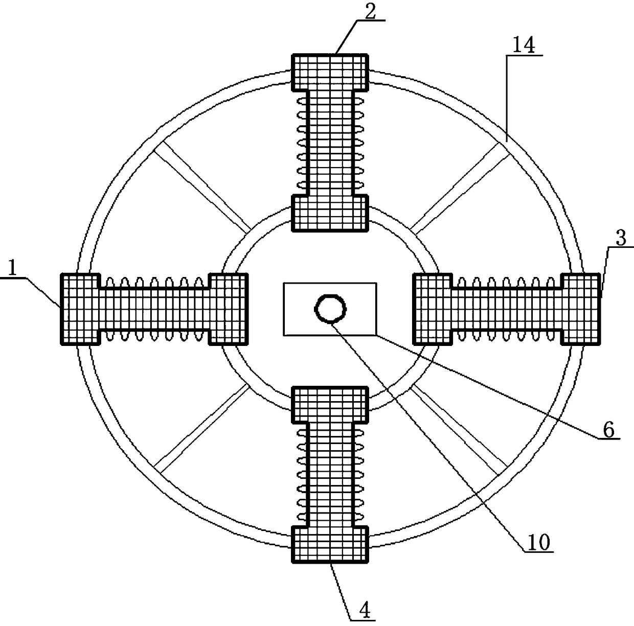 A wind-solar hybrid power generation device with photovoltaic excitation