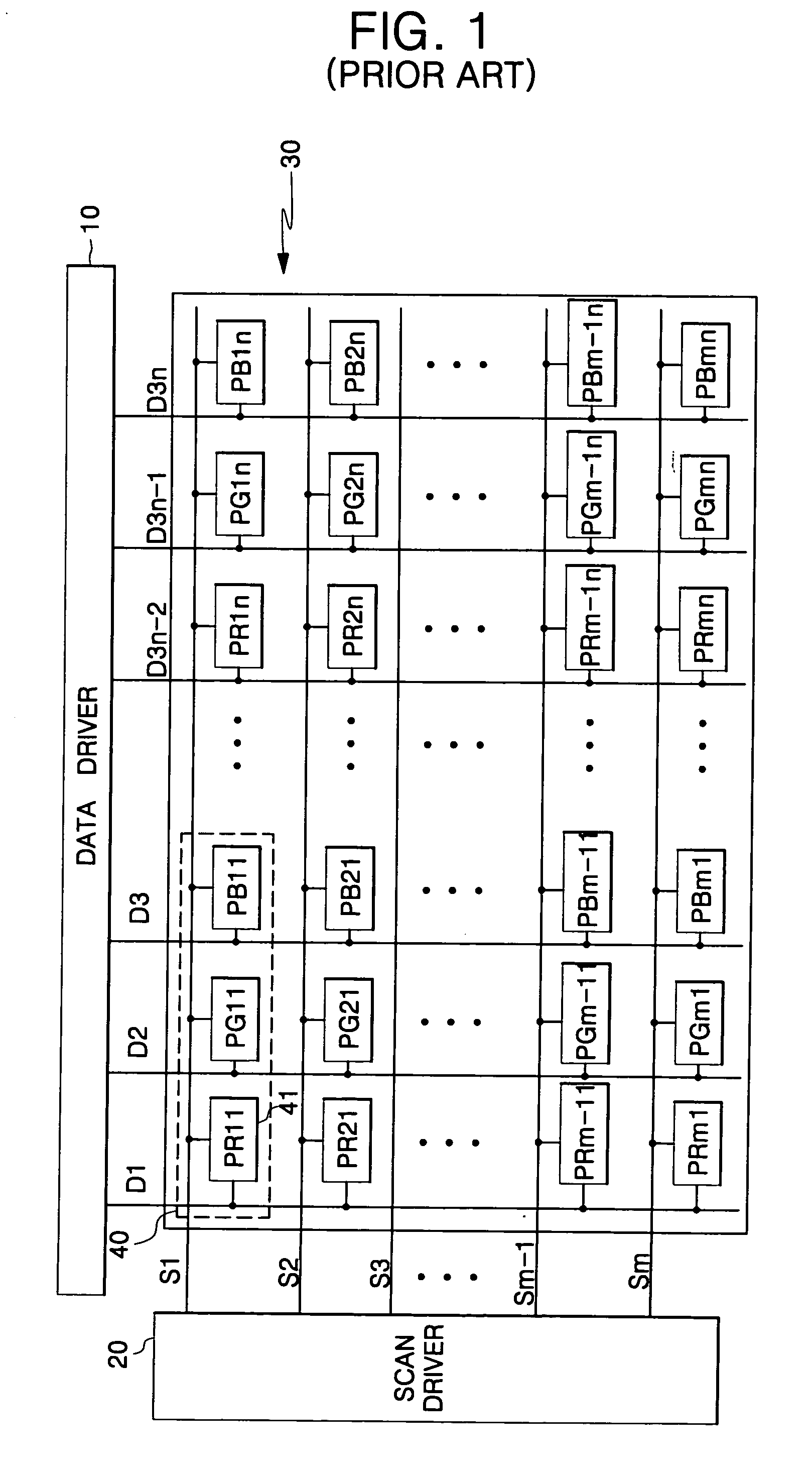 Pixel circuit of display device and method for driving the same