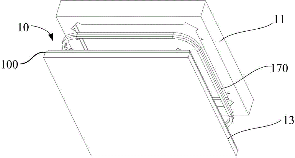 Installation module and led display assembly containing the installation module