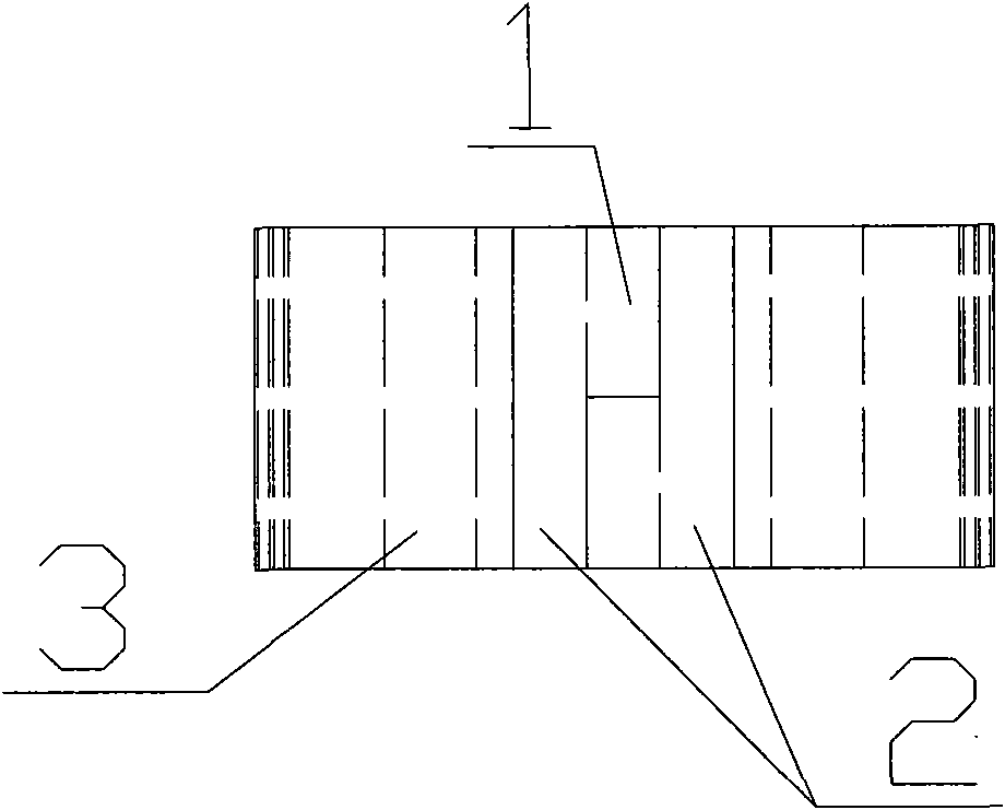 Method for dismounting sealing opening of rotor vane of low-pressure coal press machine of power plant