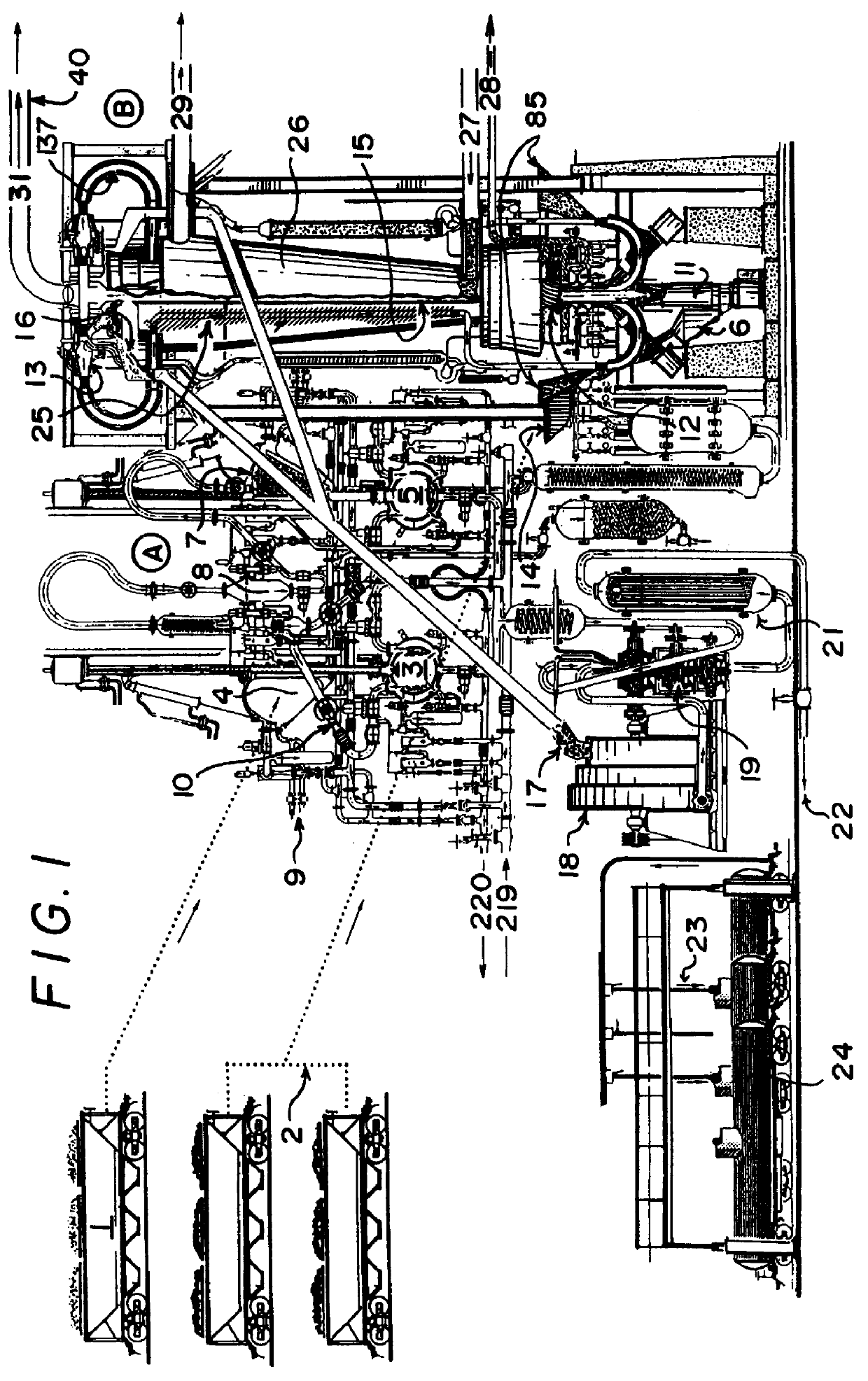 Apparatus for converting coal to hydrocarbons
