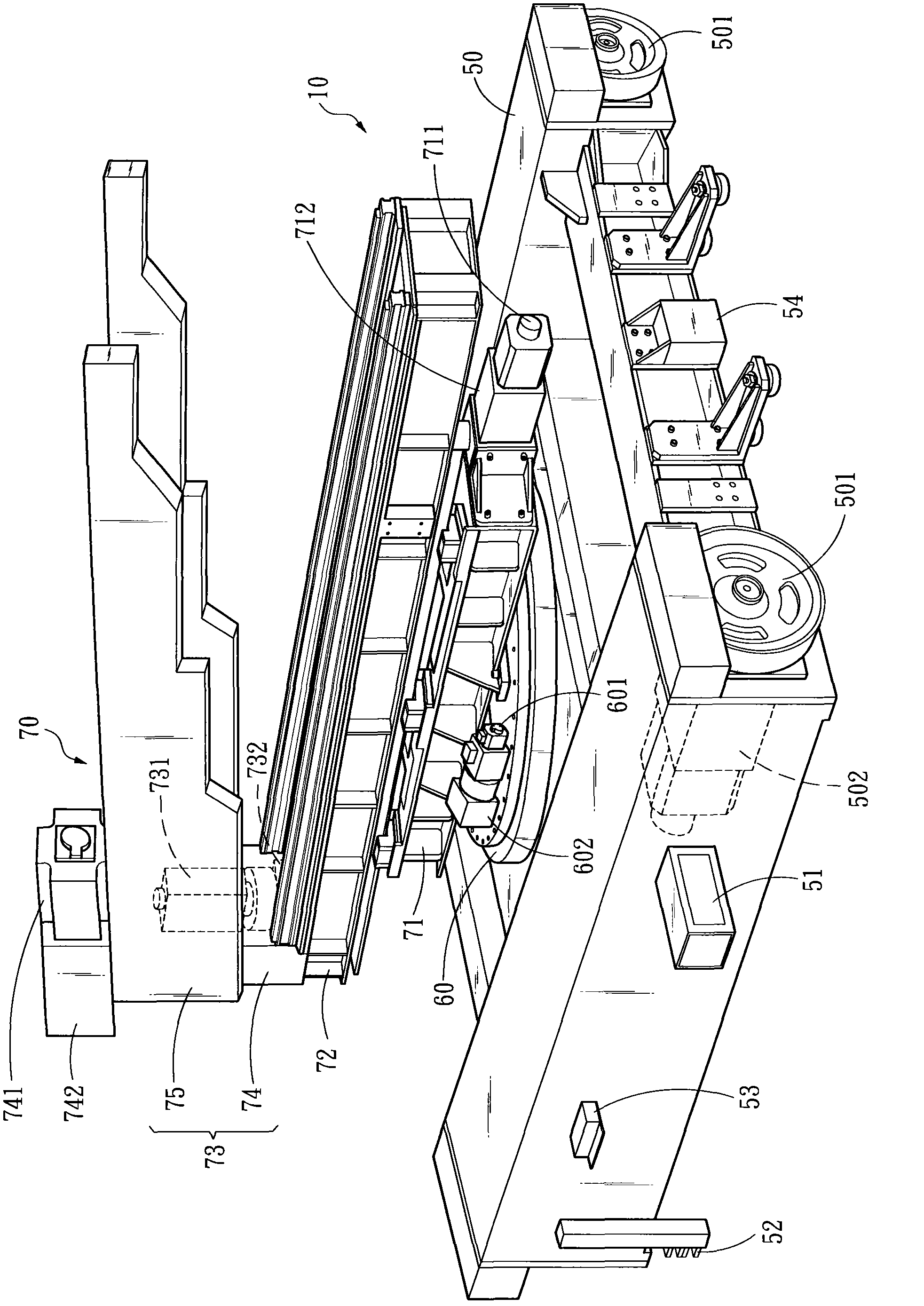 Glass base plate load transfer device