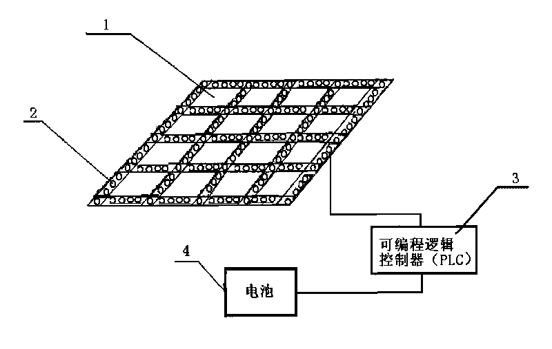 LED and solar cell panel integrated display device
