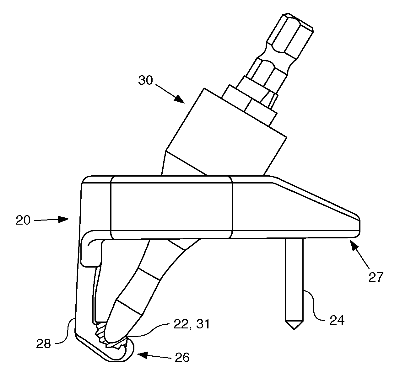 Patello-femoral joint implant and instrumentation