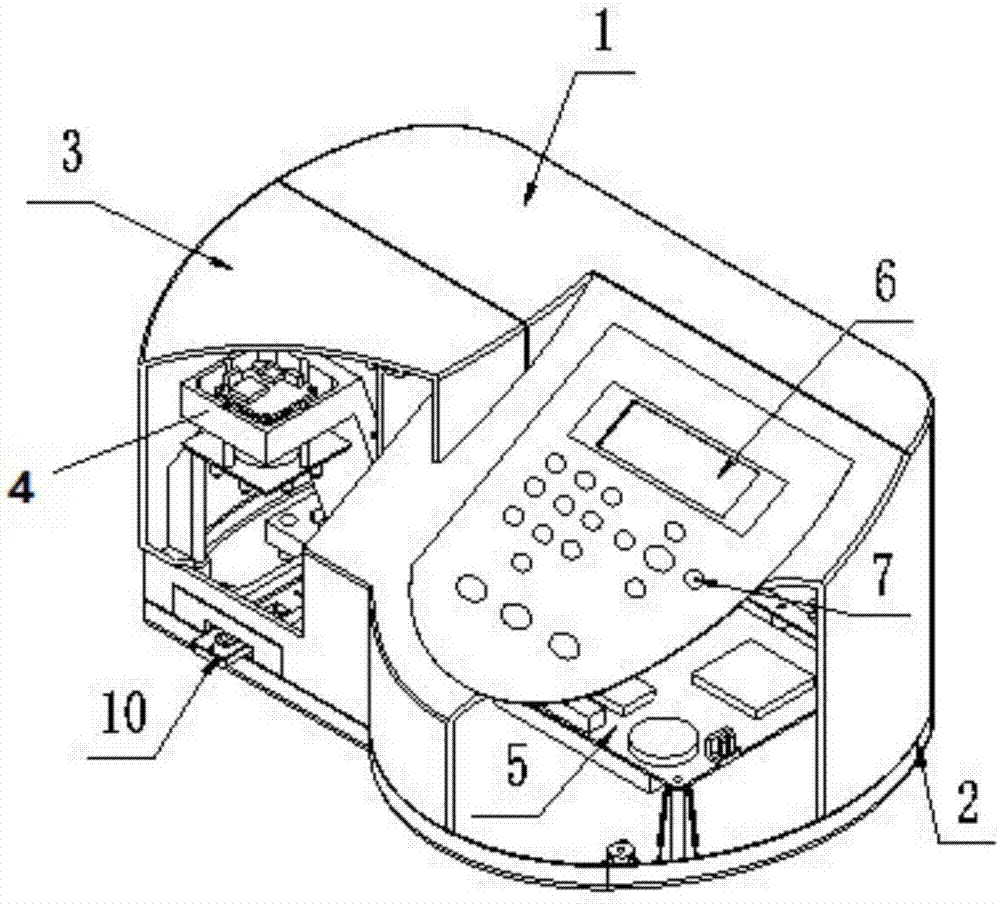 Colloidal gold portable ccd reader