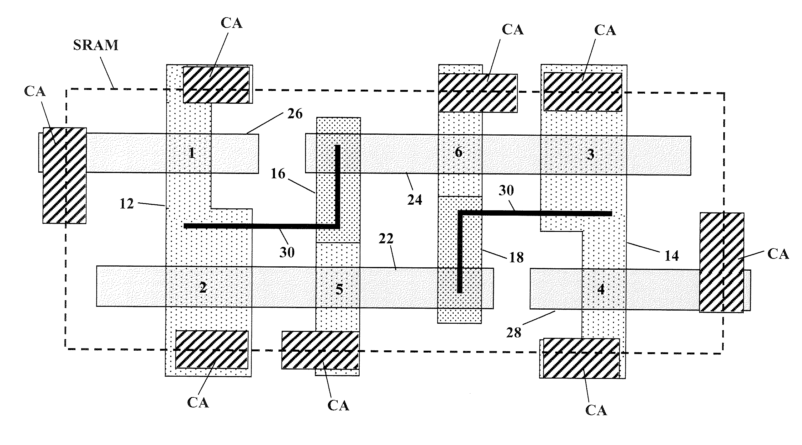 Sub-lithographic local interconnects, and methods for forming same
