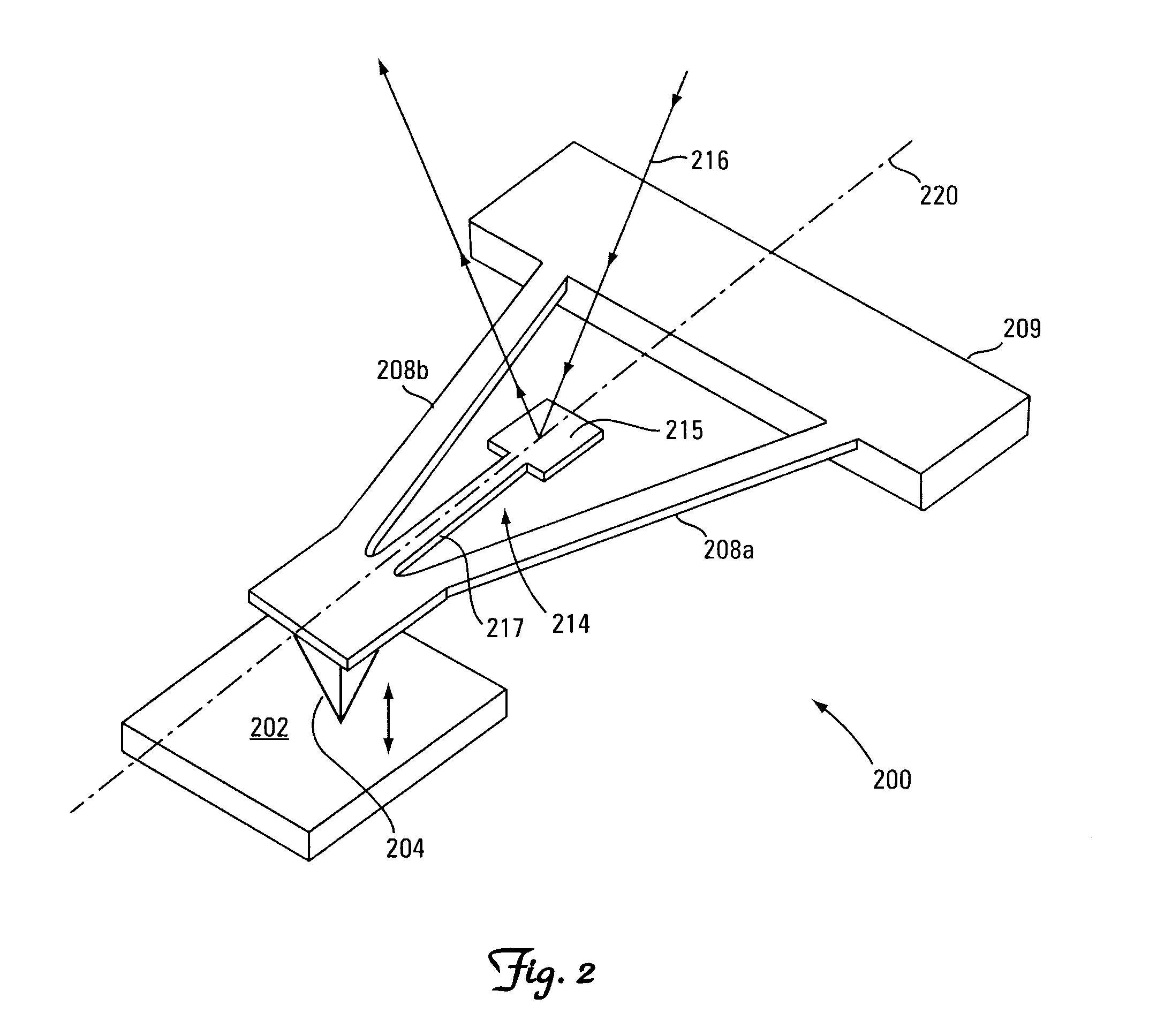 Preamplifying cantilever and applications thereof