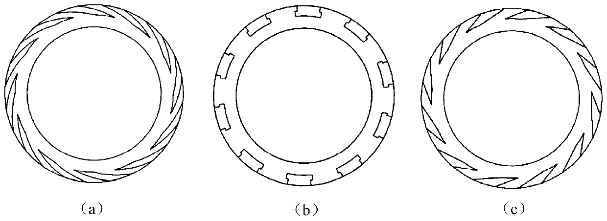 A dry gas sealing device suitable for supercritical working fluid