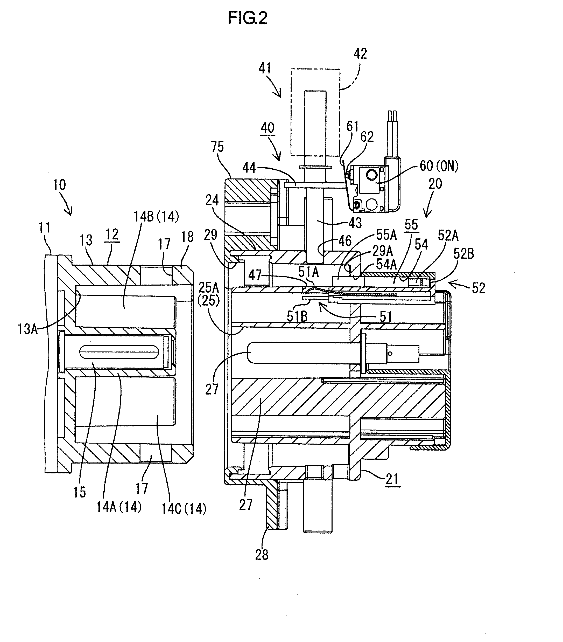 Vehicle charging device