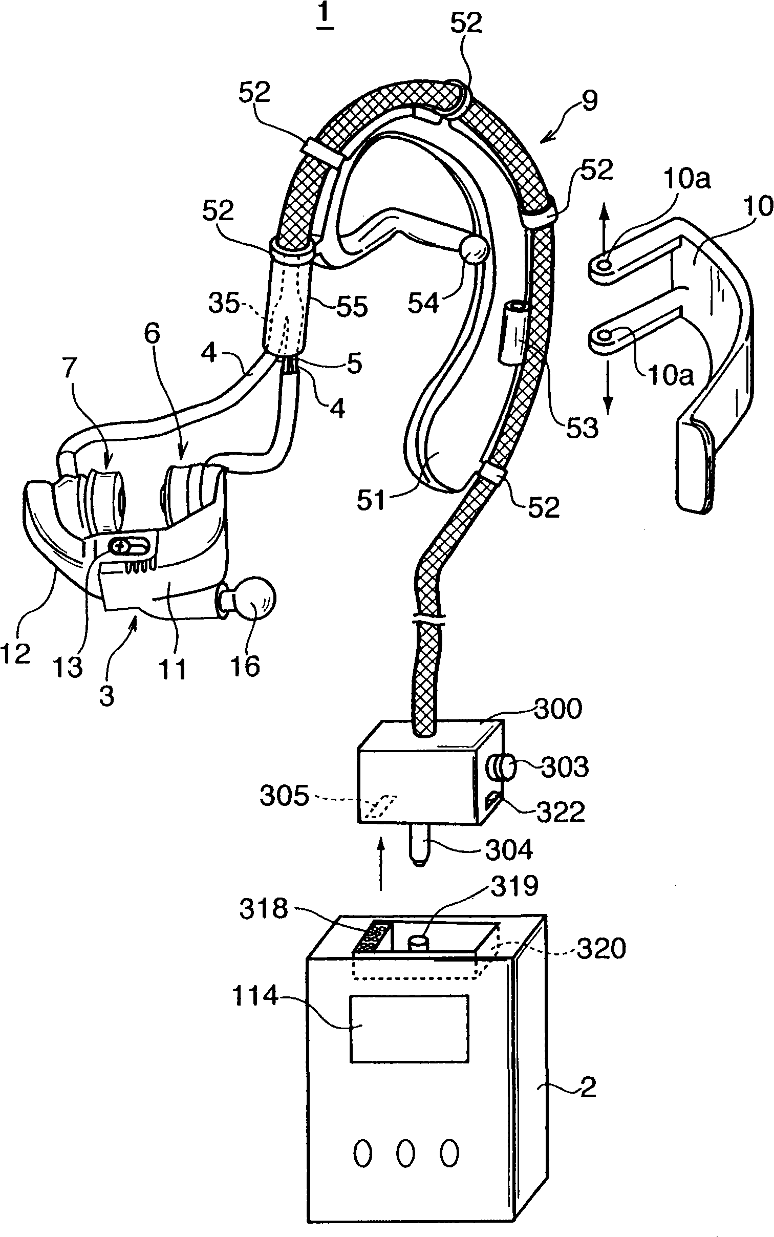 Cuffs for measuring blood pressure and blood pressure measurement apparatus