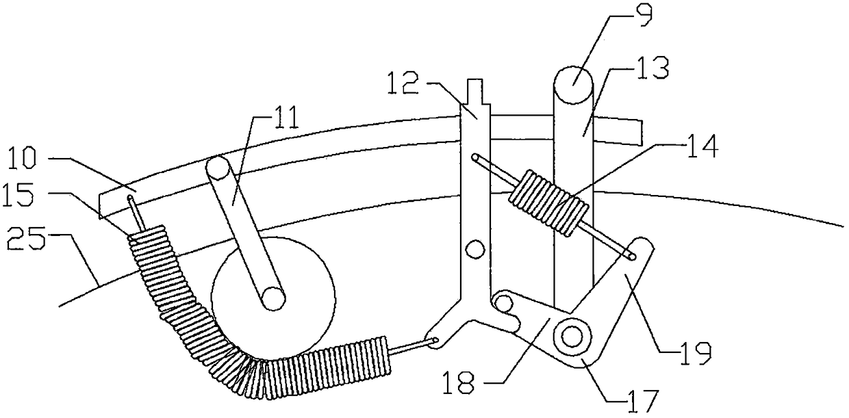 Silk blank winding device