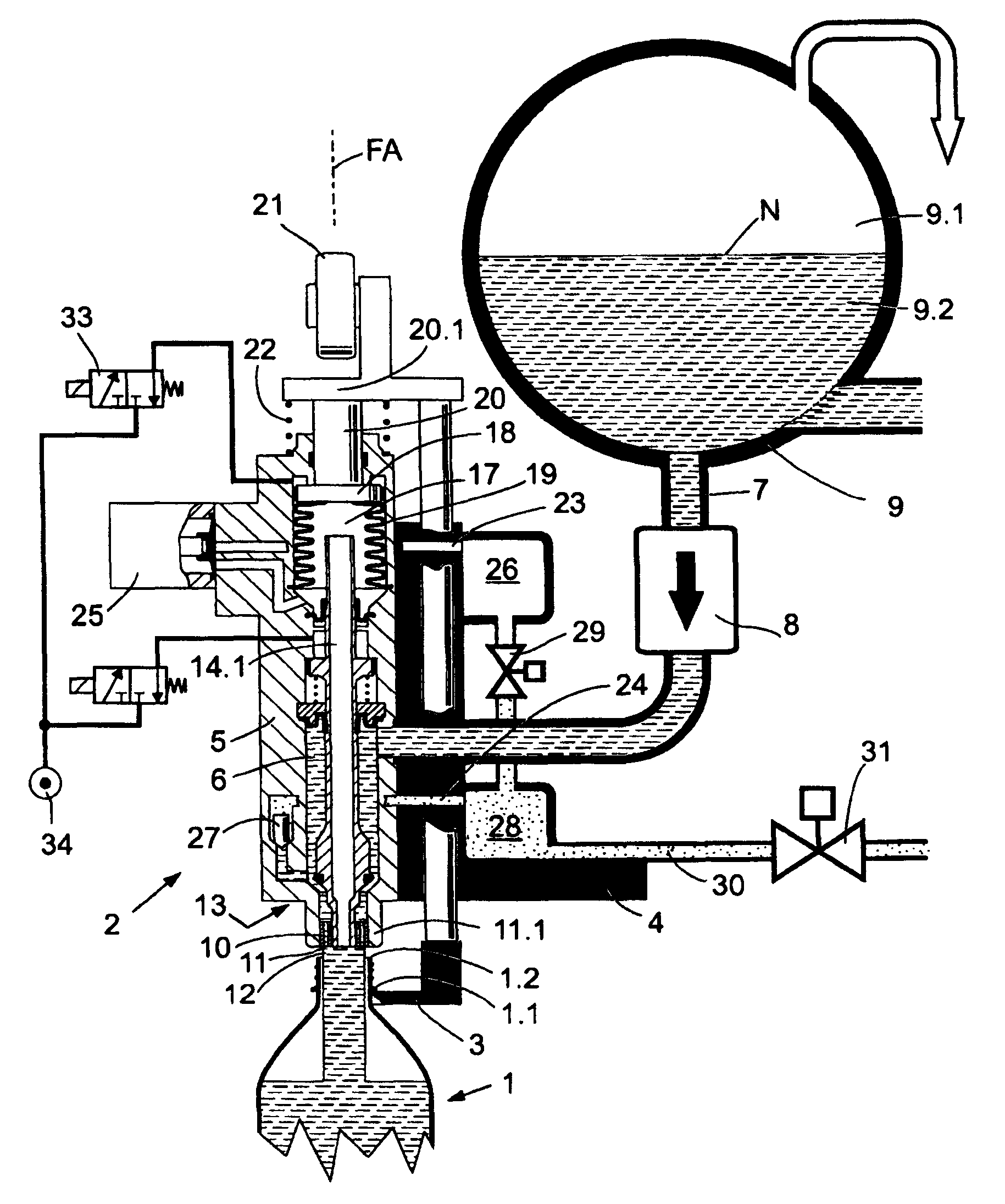 Method of treating a beverage bottle filling machine in a beverage bottling plant, method of cleaning a container filling machine in a container filling plant, and arrangements therefor