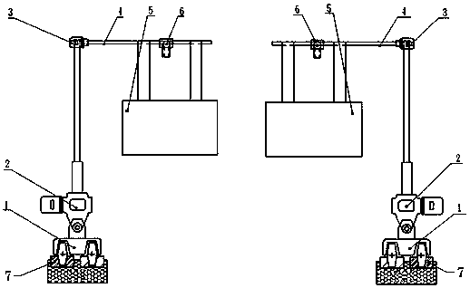 A dust scraping device for batch hot-dip galvanizing