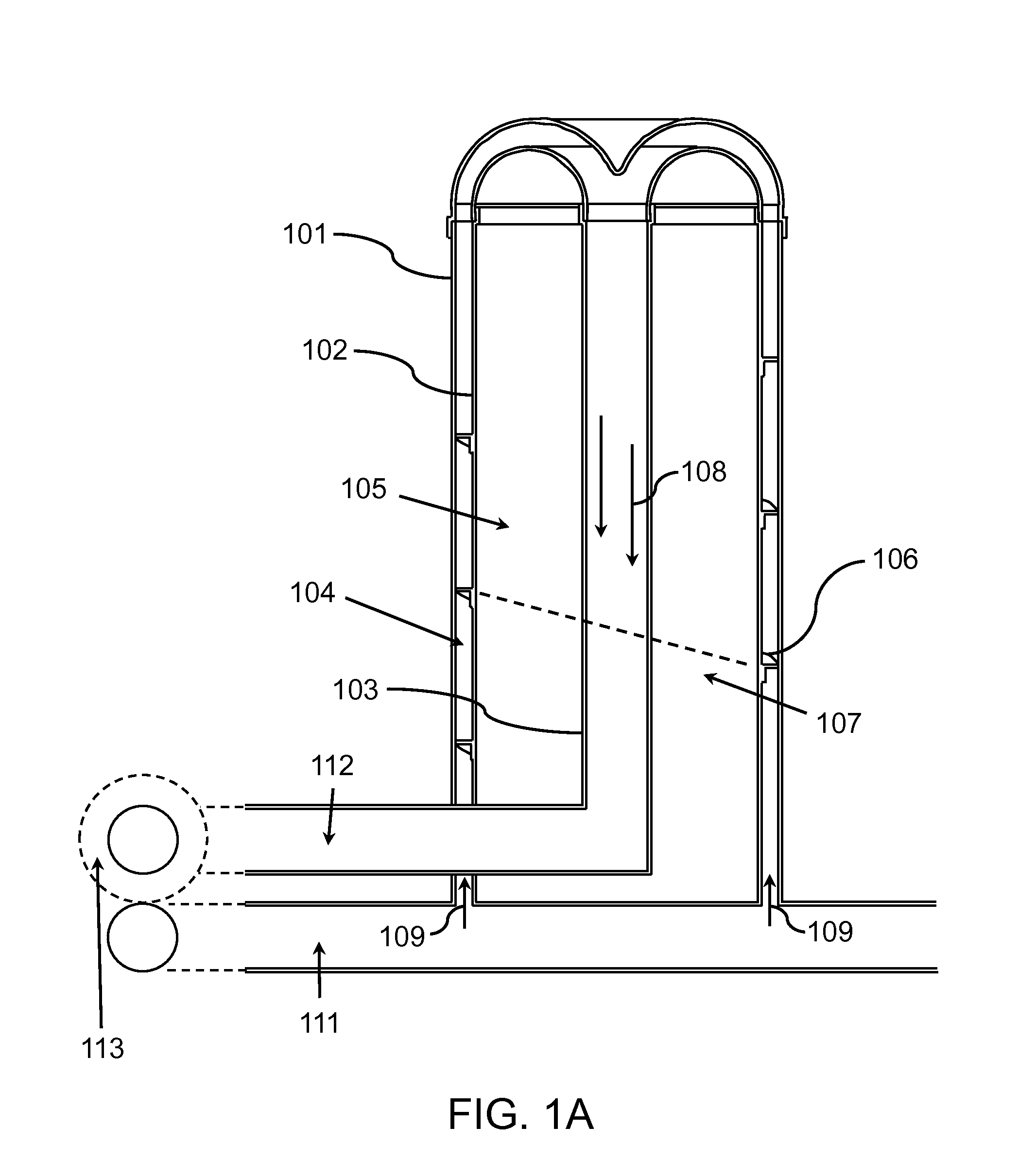 Solar thermal receiver with concentric tube modules