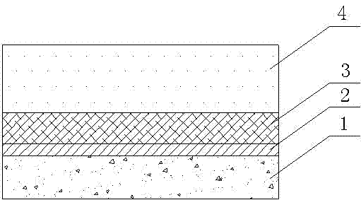 Pavement structure for cement concrete bridge deck and pavement method thereof