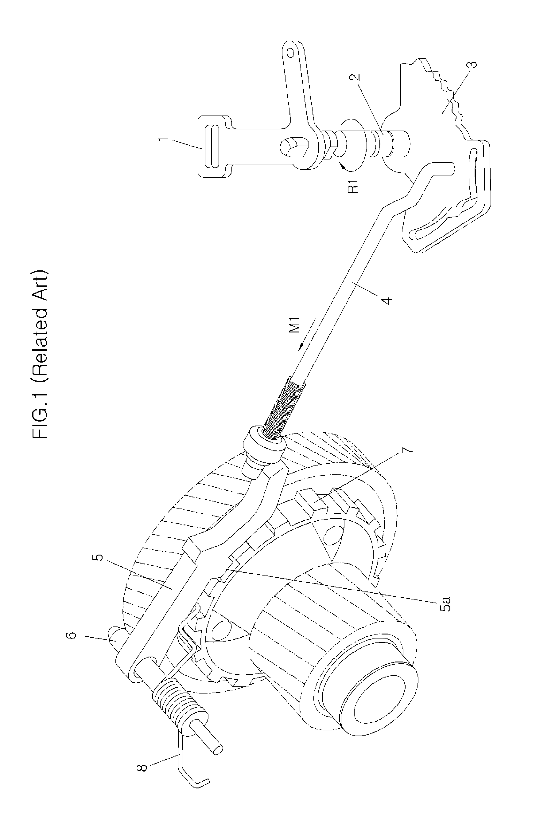 Parking apparatus for automatic transmission