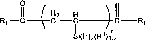 Process for preparing full-fluorine group end capping siloxane oligomer for hard surface finish and uses thereof