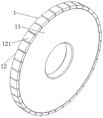 Vibration forming mold as well as pressure head assembly and pressure head thereof