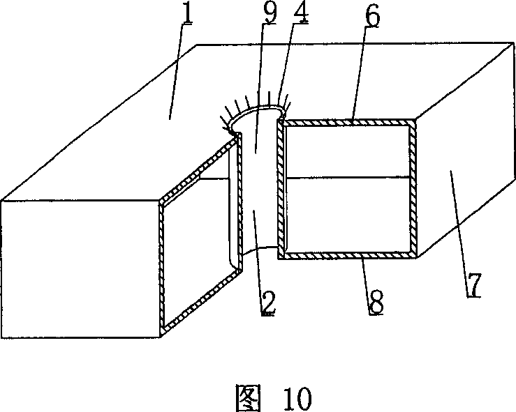 Lightweight permanent tyre carcass for concrete filling