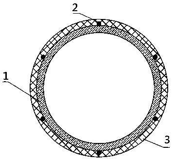 Connection method for installation of large-diameter pipe