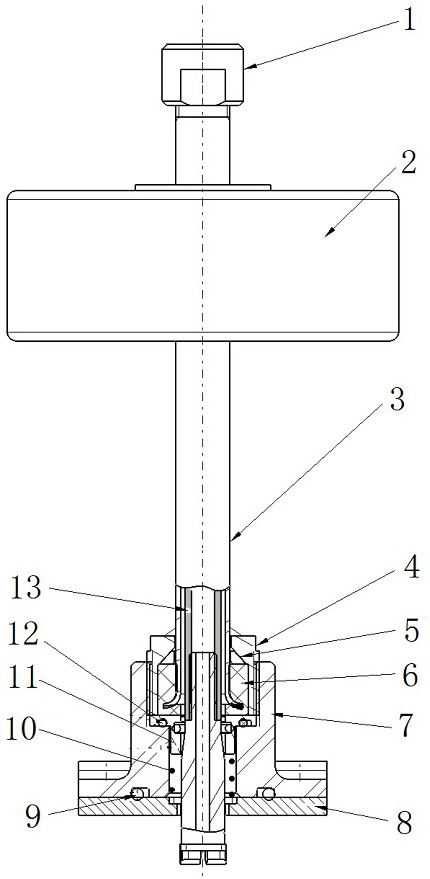 Oil dipstick with high-reliability sealing structure