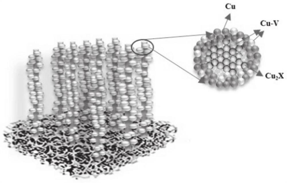Preparation and application of copper electrode for electrochemical reduction of carbon dioxide