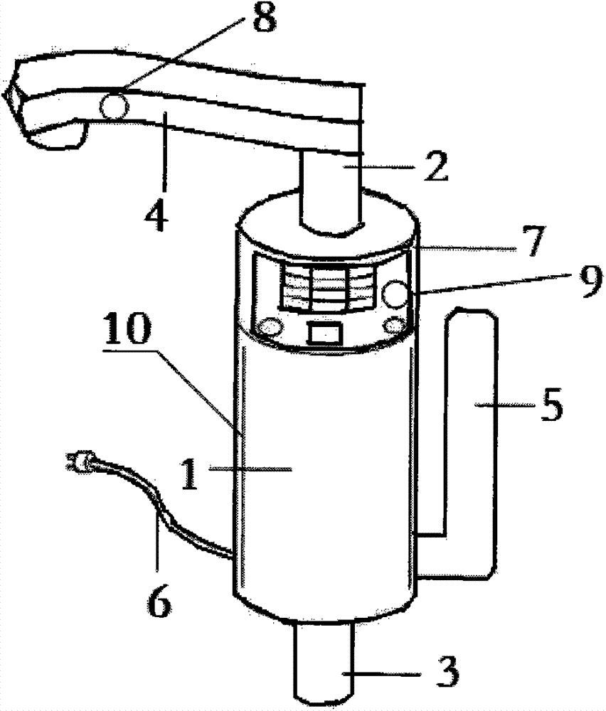 Medical disinfection automatic temperature control electric heating faucet