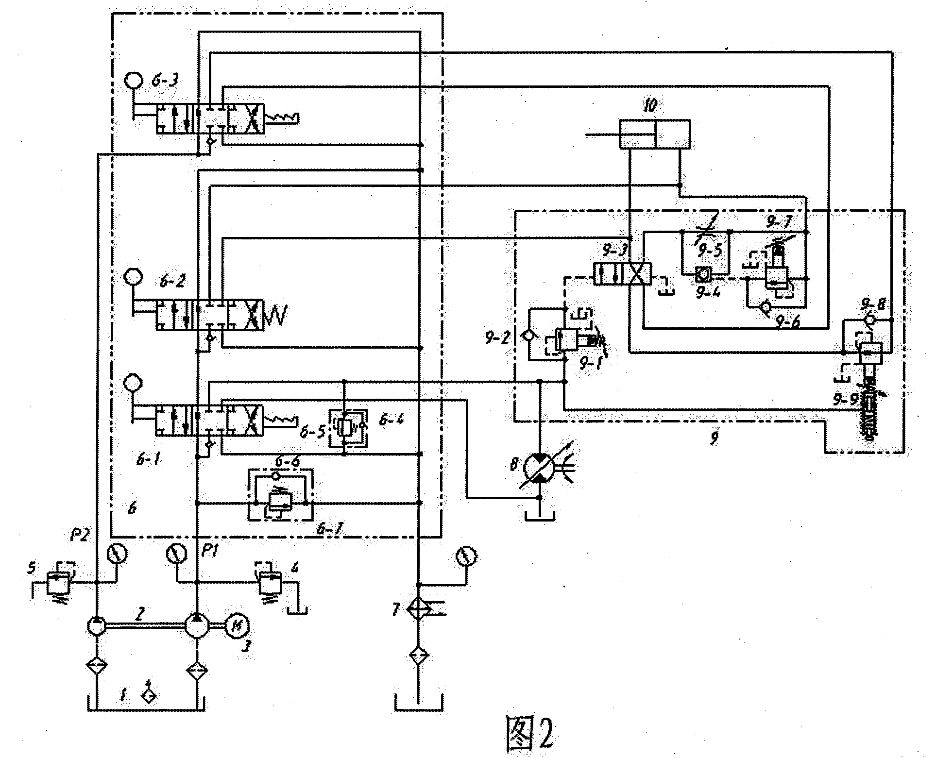 Implementation of jog-opening, adaptive ability and automatic anti-blocking and rotating function of drill