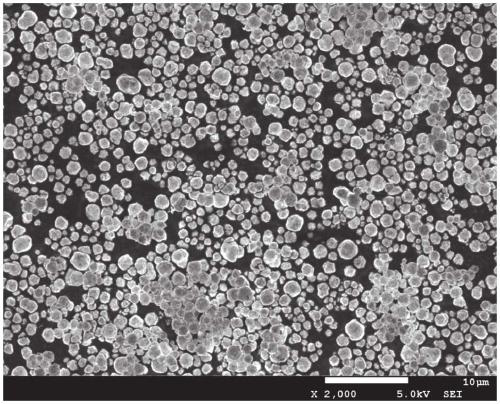 Silver powder used for crystalline silicon solar PERC cell silver paste and preparation method thereof