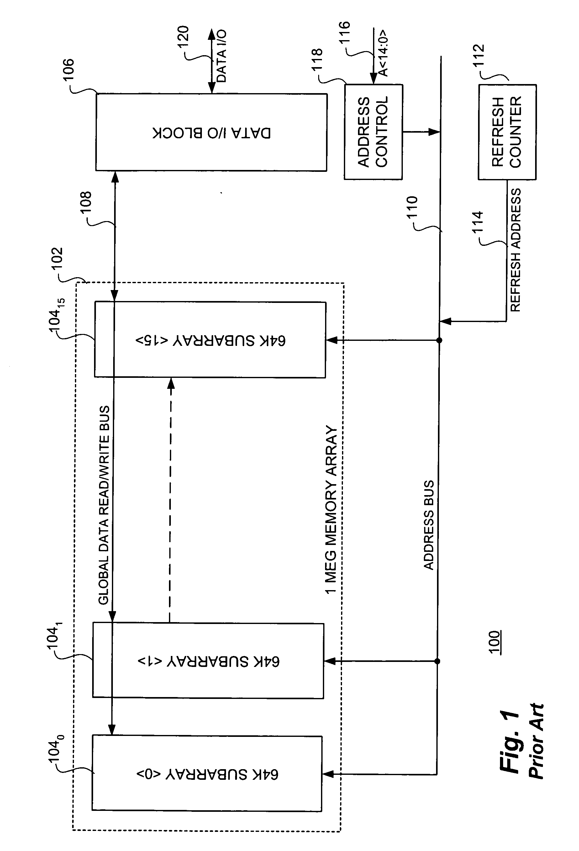 Static random access memory (SRAM) compatible, high availability memory array and method employing synchronous dynamic random access memory (DRAM) in conjunction with a single DRAM cache and tag