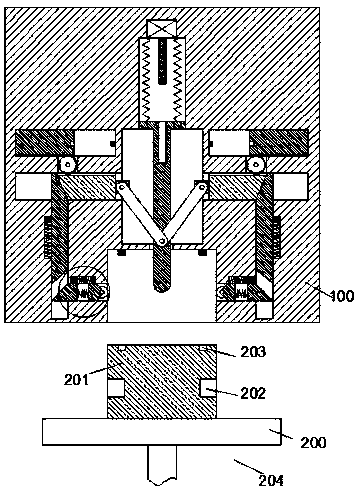 A diode automatic bonding lead machine