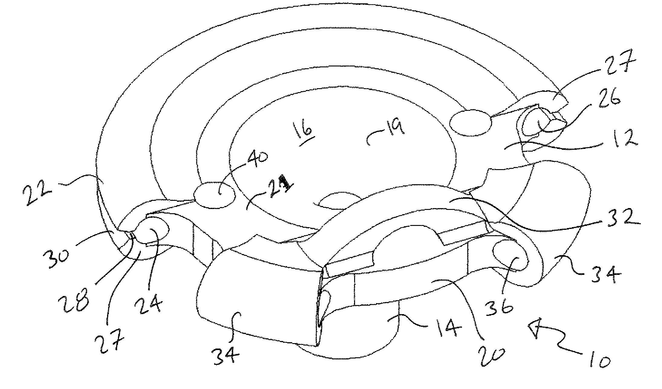 Anchoring device for securing intracranial catheter or lead wire to a patient's skull