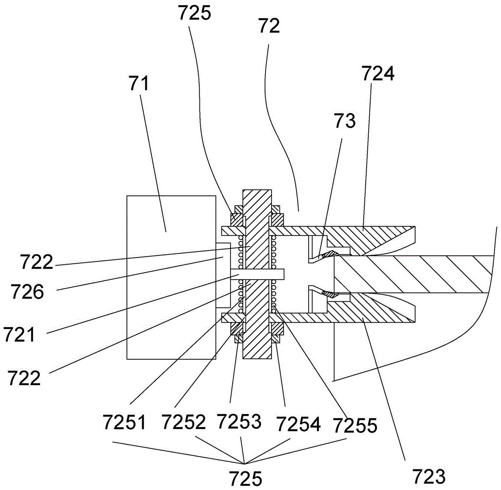 Deburring device applied to automobile exhaust pipes
