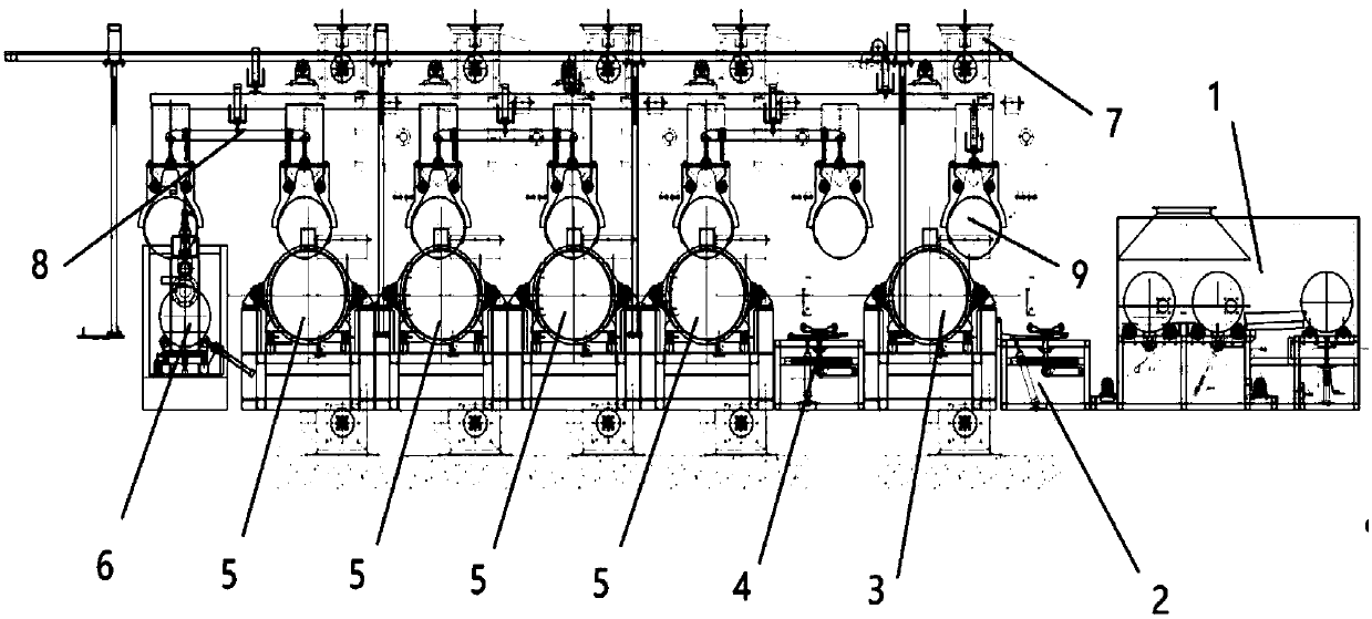 Oil drum refurbishment pretreatment assembly line and operation method thereof