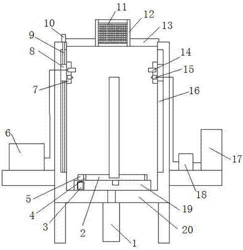 Automatic paint spraying device for metal castings