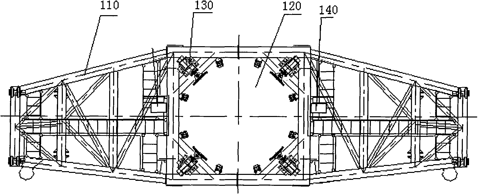 Flexible installation system for offshore wind turbine generator set and application thereof