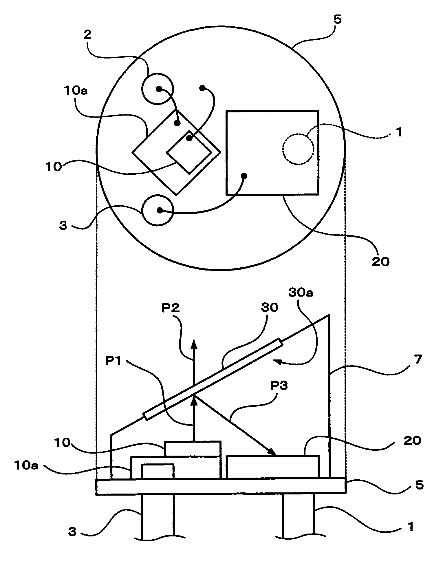 Optical module, and optical transmission device