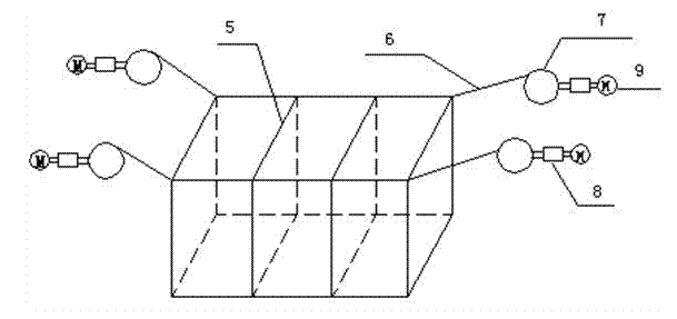 Method for measuring deformation condition of bulk material interfacial effect of material distribution model of blast furnace