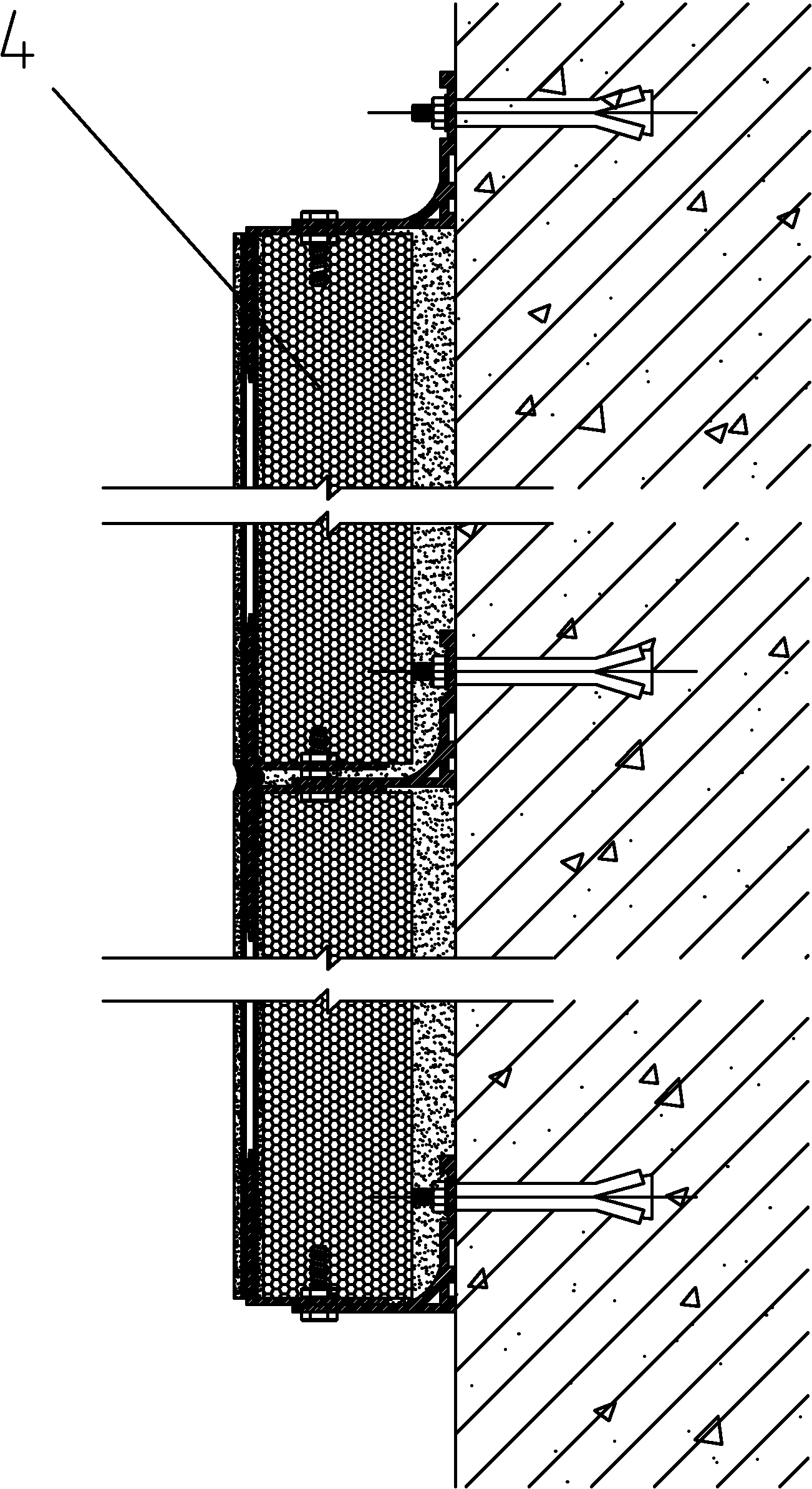 Process for mounting splicing type low-carbon heat insulating energy-saving plate