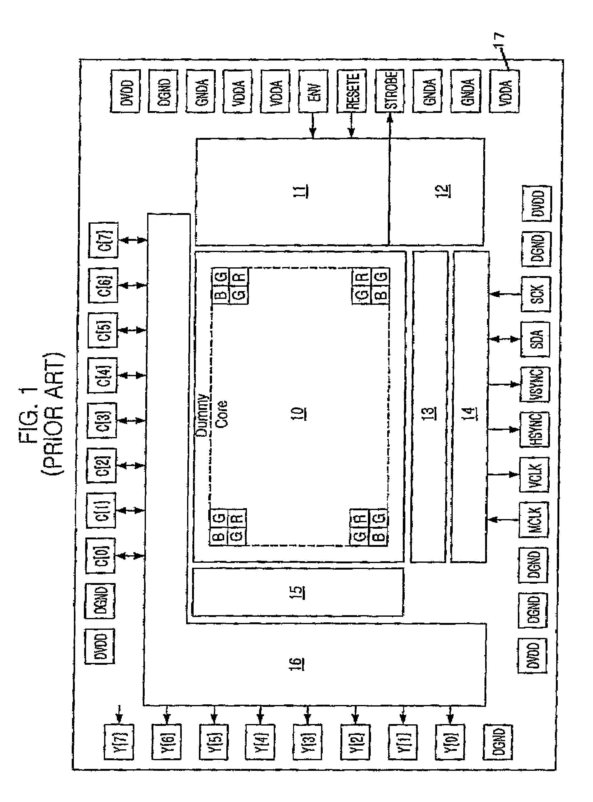 Image sensor with stacked and bonded photo detection and peripheral circuit substrates