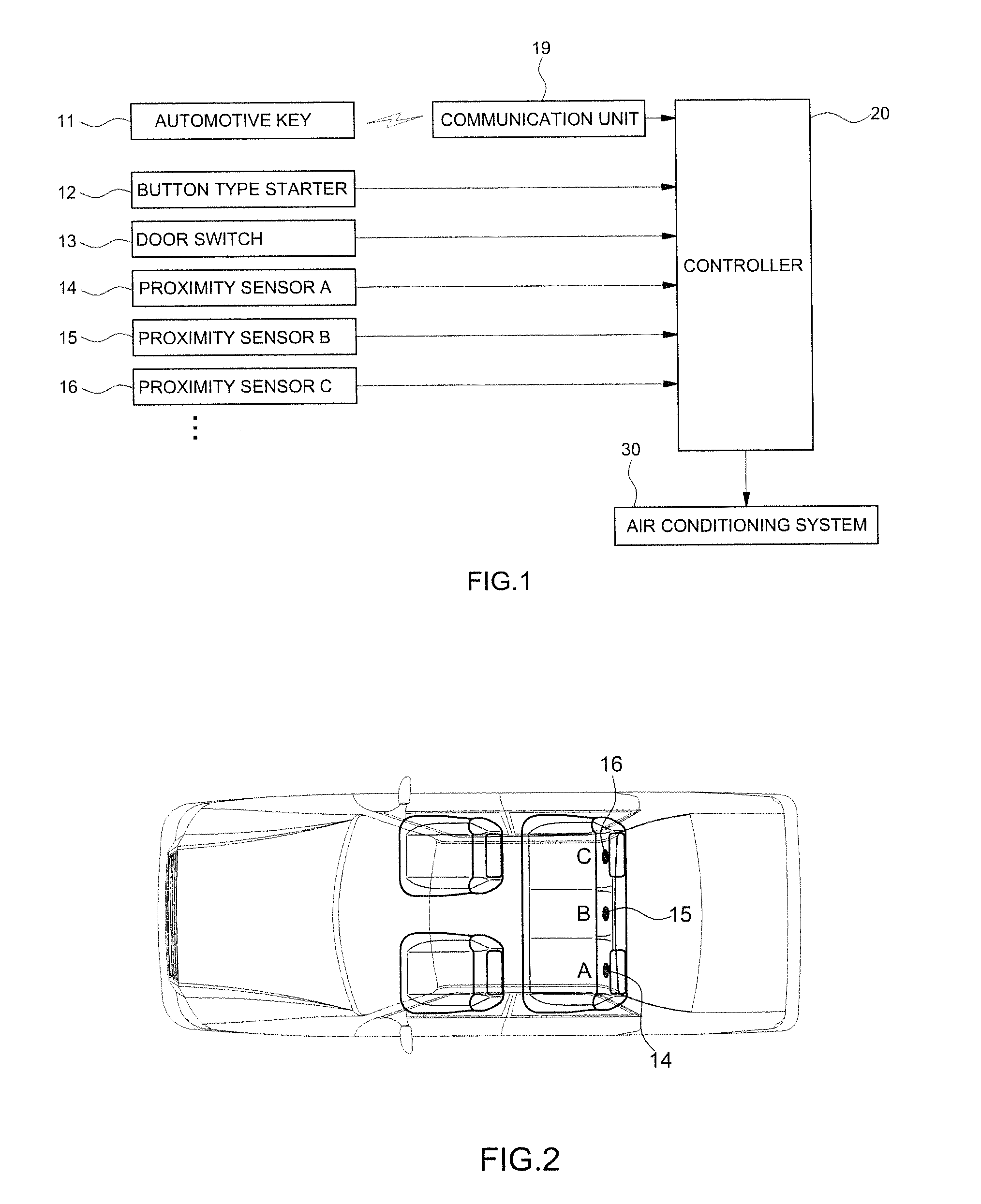 System for detecting occupant in vehicle and method for controlling air conditioning using the same