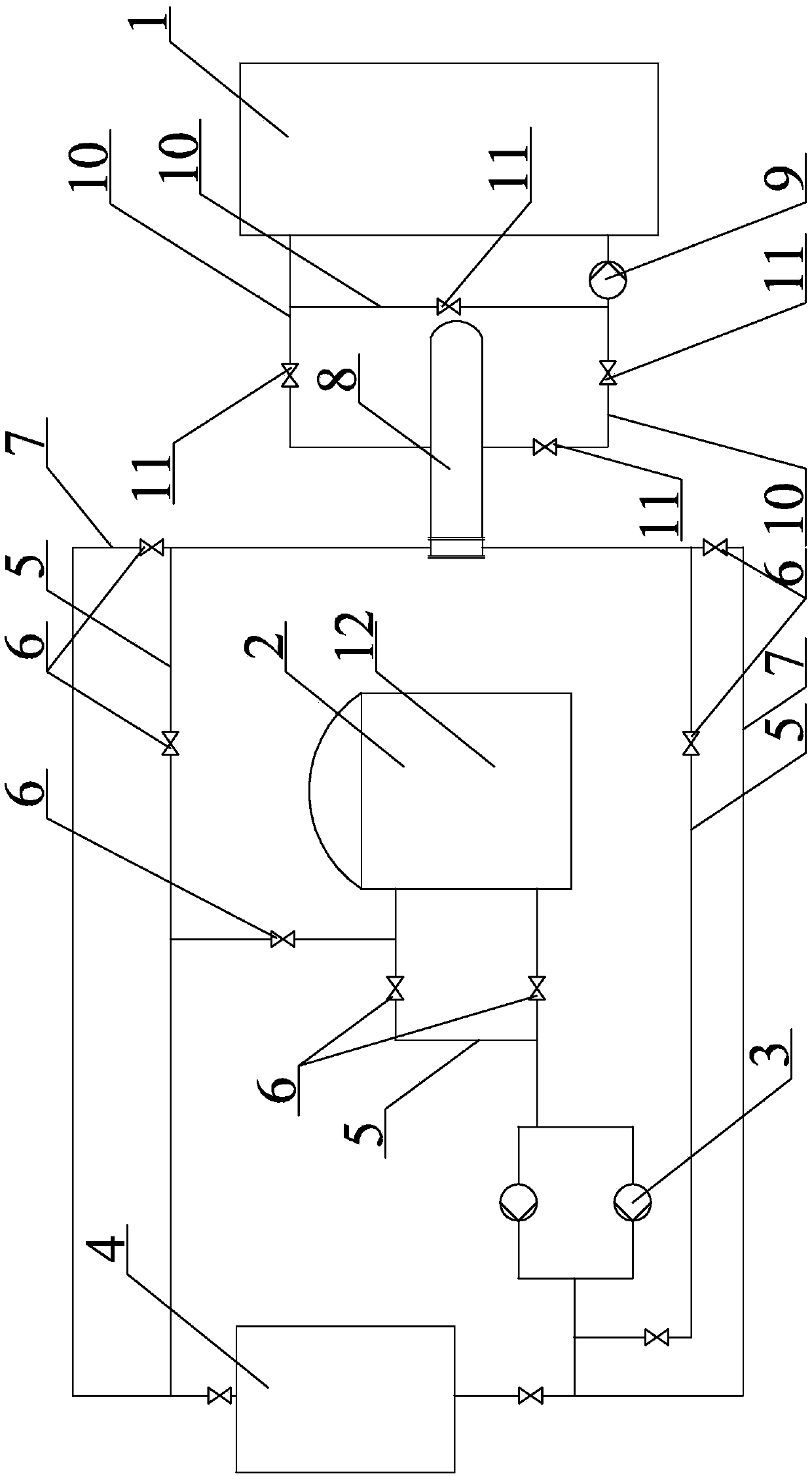 Hot water tank energy storage system for solar energy medium-and-low-temperature heat utilization system